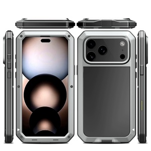 Funda Protectora para iPhone 17 Pro Max, Protección 360, Aleación de Aluminio Resistente, con Protector de Pantalla Integrado, Antigolpes - Product Image 3