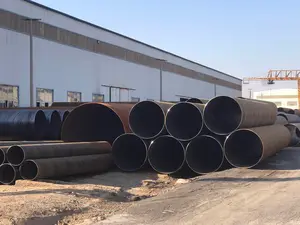 Large Diameter 3PE Anti-corrosion Steel Pipe TPEP Coated Spiral Pipe