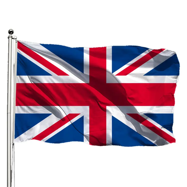 Falgメーカー卸売カスタム素材サイズ3x5ft国国家ポリエステル英国英国英国旗