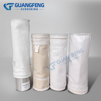 Sac filtrant à air en polyester et fibre de verre pour l'élimination de la poussière domestique Guangfeng, sac filtrant à air en Nomex/Aramide pour centrales électriques