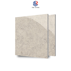 TMZ ODM/OEM alta calidad 4011 desierto Beige piedra de cuarzo Artificial diseño moderno para la decoración Interior del Hotel forma de losa grande - Product Image 1