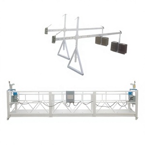 Plataforma de Trabajo Suspendida Eléctrica Zlp400/500/Zlp630/Zlp800, Canasta Colgante de Aleación de Aluminio para Limpieza de Paredes Exteriores - Product Image 1