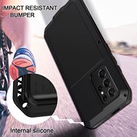 Usine directe sports de plein air antichoc robuste anti-dérapant couverture complète étui de téléphone en métal multicolore pour SamsungS23/S9/S21