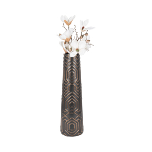 Vaso decorativo geometrico di grandi dimensioni, vaso alto per fiori, per soggiorno, camera da letto, decorazione per la casa - Product Image 2