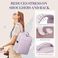 Sac à dos de voyage sous siège sans fermeture éclair en velours 40x30x20, bagage cabine, multiples poches, confortable pour le voyage