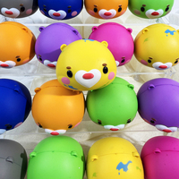 Jouet sensoriel anti-stress personnalisé OEM ODM en forme d'ours, jouet à presser Kawaii à rebond lent, directement de l'usine