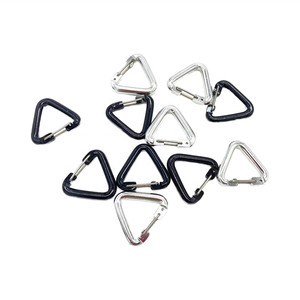 Roestvrijstalen 316 Driehoek Karabijnhaak Sleutelhanger Tas Gesp Fles Clip 7X40Mm Klimmen Wandelen Huisdier Jacht Boot Hardware - Product Image 6