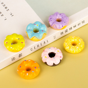 Accesorios de resina con forma de donuts para fundas de teléfono, horquillas, llaveros, decoración del hogar, cabujones de resina, artesanías de arcilla personalizadas, resina para decoración - Product Image 2