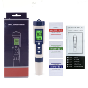 Détecteur de Qualité de l'Eau 5 en 1 PH/TDS/EC/Salinité/S.G/ORP/Conductivité – Stylo Testeur de Qualité de l'Eau pour l'Élevage - Product Image 4