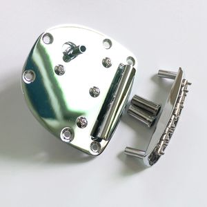 1 Juego de trémolo de guitarra eléctrica estilo Jazzmaster que incluye puente y pieza trasera apta para guitarras Mustang <span class=keywords><strong>Jaguar</strong></span> - Product Image 5