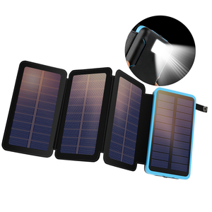 Bestseller 26800 mAh <span class=keywords><strong>Solar</strong></span>-Powerbank 4 Paneele Wasserdicht 18W USB-C Schnellladung Li-Polymer-Akku für Mobiltelefone Ladegeräte - Product Image 4