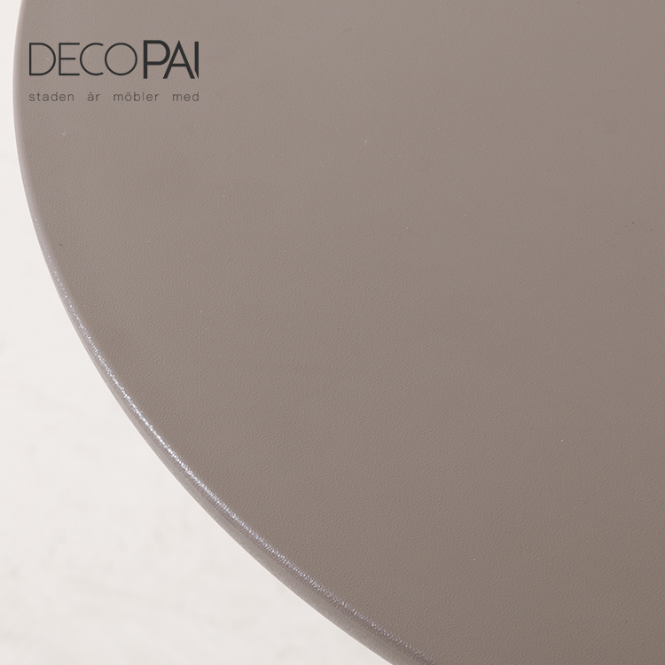 Table d'appoint nordique en plastique PP ronde D60 thé café