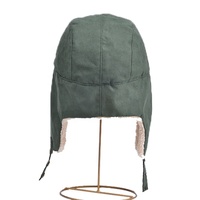 Vente en gros de casquettes chaudes à oreilles couvrantes de style russe unisexe, logo brodé personnalisé, chapeaux d'aviateur