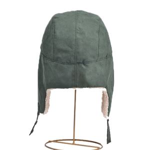 도매 남녀공용 러시아 트루퍼 그린 귀마개 방한모 맞춤 자수 로고 에비에이터 트래퍼 햇 - Product Image 2