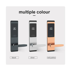 Hot Bán Không Thấm Nước Đánh Bóng Thép Không Gỉ Thông Minh Khách Sạn Khóa Với Thẻ & <span class=keywords><strong>Key</strong></span> Mở Khóa Cửa Di Động Khóa Rf2020 - Product Image 3