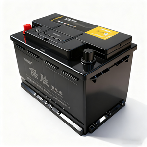 新型POWSEAカーバッテリー 高CCA MF DIN75 充電式 <span class=keywords><strong>12V</strong></span> 75Ah 鉛蓄電池 トラック＆車用 - Product Image 1