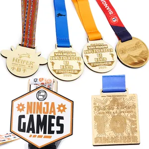 Different Medals Manufacturer Custom Bicycle Race Marathon Running Finisher Medal Follow Wooden Wood BAMBOO Cheap Medal