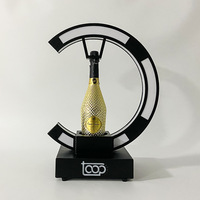 Présentoir de bouteilles LED personnalisé pour bar de discothèque, respectueux de l'environnement, avec logo, plateaux de service VIP, télécommande, rechargeable 5000mAh