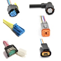 Connecteur automatique à 30 broches ECU ECM Socket Pièces de machines de forage pétrolier Fiche de faisceau de câbles 15492543