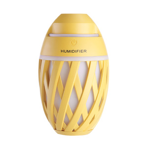 Mini humidificador ultrasónico de 0.5L con luz nocturna, alimentado por USB, para dormitorio, oficina y coche. - Product Image 2