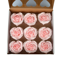 Tête de rose artificielle réaliste en forme de fleur de savon, 10 cm, pour mariage, Saint-Valentin, fête des Mères, Noël, Pâques et Nouvel An, bouquet DIY