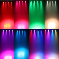 Système d'éclairage LED Wash 12 pièces * 4 en 1, kit d'éclairage Par pour DJ, discothèque, comprend un support, un sac de transport et une télécommande