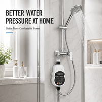 Pompe de surpression d'eau automatique 24V DC, mini pompe auto-amorçante domestique pour douche, chauffe-eau, robinet et système de plomberie