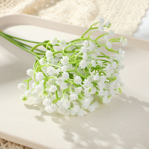 Venta caliente Gypsophila <span class=keywords><strong>Paniculata</strong></span> 30cm <span class=keywords><strong>Artificial</strong></span> Baby Breath Arreglo floral Flores DE BODA Decoraciones para el hogar - Product Image 6