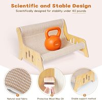 BH Lit-griffoir pour chat sans désordre et sans perte de fibres, grand griffoir en sisal pour meubles et canapé, pour griffer et jouer