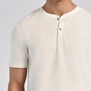 T-shirts décontractés d'été de haute qualité, coupe ajustée, 100% coton, pour hommes, pour l'été, avec un tissu de haute qualité - Product Image 3