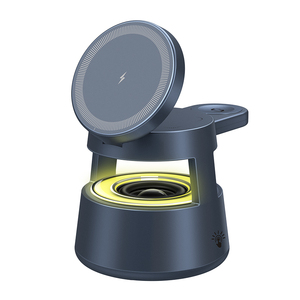 Loa <span class=keywords><strong>Bluetooth</strong></span> mini di động tích hợp sạc không dây từ tính <span class=keywords><strong>3</strong></span> trong 1 và đèn ngủ OJD-132A - Product Image 1