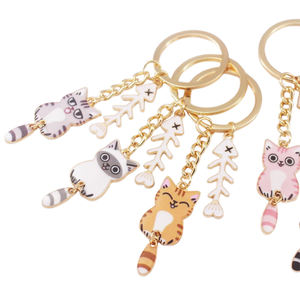 High Quality Printed Cartoon Series <b>Metal</b> Cultural Commemorative Pendant Keychains Wholesale Supplier - Product Image 6