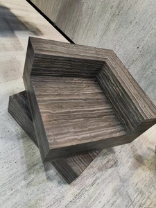 Losas de mármol travertino de plata italiana Piedra natural de alta calidad para revestimiento de suelos y paredes <span class=keywords><strong>Roca</strong></span> efusiva travertino negro - Product Image 6