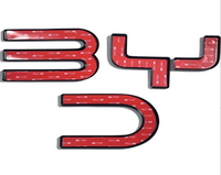 Accessoires de style extérieur pour BYD Shark 6 Pickup Black Warrior : Grille avant, Emblème de hayon arrière, Badge