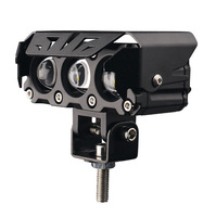 Phare de moto LED Senlo X3 à 3 lentilles, projecteur à double faisceau pour tout-terrain et VTT