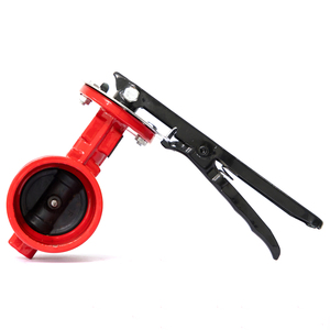 Wafer Lug loại Van bướm với tay đòn bẩy sắt dễ uốn cơ thể hướng dẫn sử dụng đúc dễ dàng để hoạt động - Product Image 6