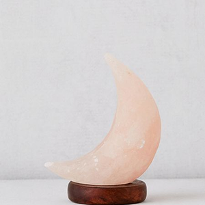 Lampe en sel rose de cristal en forme de croix de qualité supérieure, sculptée à la main, attrape-rêves sacré, contemporain, alimentation électrique personnalisée - Product Image 3