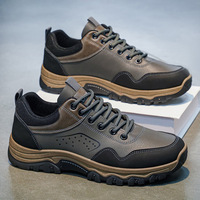 Chaussures de randonnée pour hommes, nouvelle collection printemps, semelle épaisse antidérapante, chaussures de trekking légères, baskets décontractées vintage pour hommes