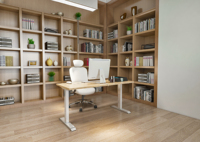 Bureau debout électrique moderne OMNI en métal extensible avec contrôleur de mémoire, réglable en hauteur, ergonomique, pour le travail assis-debout
