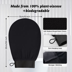 고품질 비스코스 섬유 모로코 우수한 Kessa Hammam 장갑 한국 떨어지게 하는 Mitts - Product Image 3