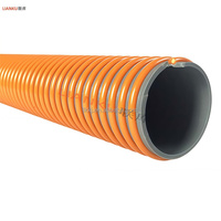 Tuyau d'aspiration flexible haute pression en PVC renforcé, durable, anti-UV, léger, 3'' 4'', pour usage industriel et agricole