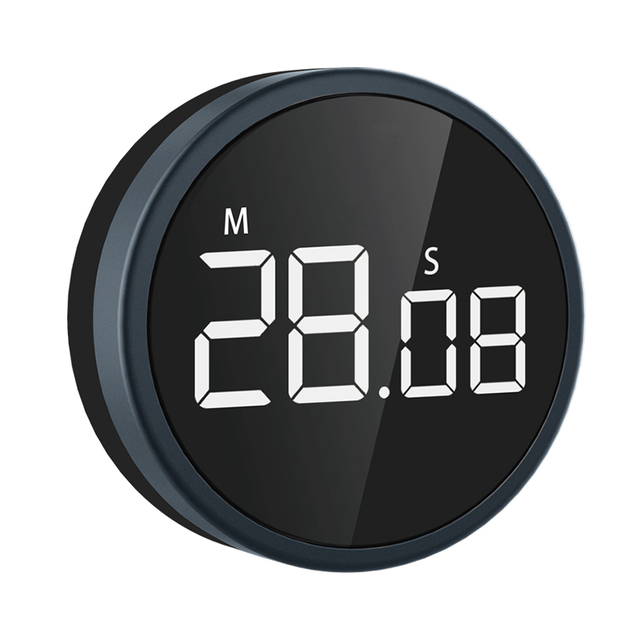OEM Digital Kitchen Timer LED Round Large Screen Magnetic Cooking Timer Countdown Timer