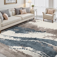 Pet Friendly Cushioned Floor Mat Machine Washable Non Slip Printing Rug Custom Print OEM Home