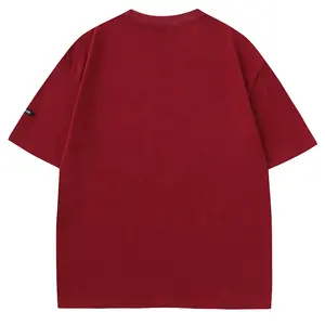 Clothing Supplier Wholesale Custom Men's Short Embossed T Shirt Summer New Print Loose Fashion Brand Half Sleeve T-shirts