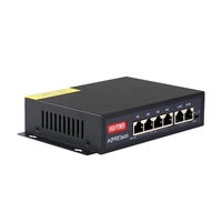 Commutateur réseau 6 ports commutateur PoE complet 4 ports pour caméra IP CCTV commutateur PoE d'alimentation secteur