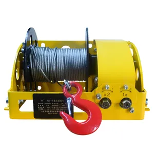 Hand Winch Fast And Slow Two-speed Traction Lift Manual Winch Can Be Docked To Electric Pneumatic Tools 1T2T Manual Turbo Winch