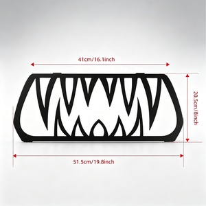 Insert de grille de radiateur adapté aux modèles Bombardier <span class=keywords><strong>Can</strong></span>-<span class=keywords><strong>Am</strong></span> Rykerr 600 900, insert décoratif pour grille de radiateur - Product Image 4