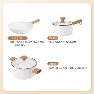 Utensilios de cocina de aluminio antiadherente, juego de utensilios de cocina de 5 piezas de piedra médica al por mayor - Product Image 3