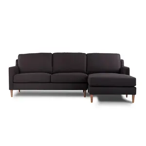 Nuovo prodotto divano in legno Set mobili soggiorno Chaise Lounge divano ad angolo divano