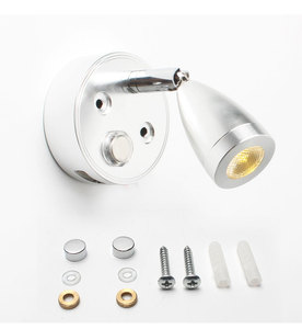 LED Rv barco yate lectura dormitorio lámpara de pared Lámpara de lectura <span class=keywords><strong>libro</strong></span> con puerto de carga USB cuatro colores para luz corporal estilo moderno - Product Image 1